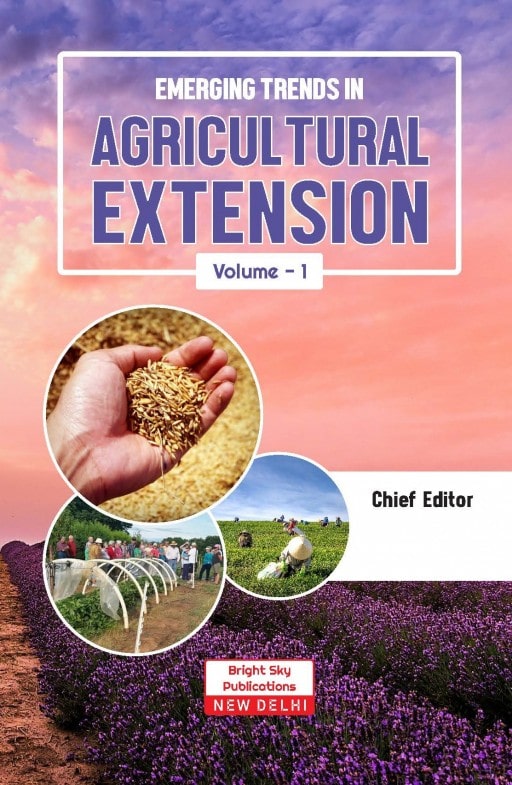Coverpage of Emerging Trends in Agricultural Extension, agricultural extension edited book