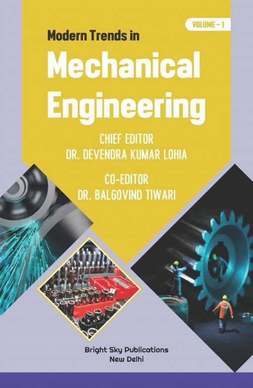Coverpage of Modern Trends in Mechanical Engineering, mechanical engineering edited book